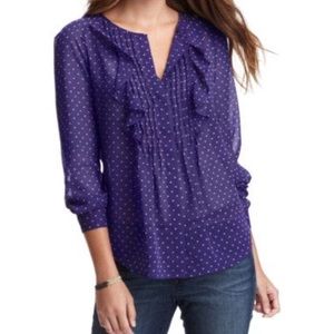 Size L loft purple Loft blouse